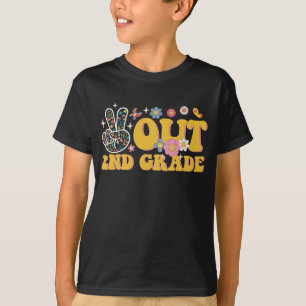 Camiseta Tchau 2ª Série Último Dia de Aula Groovy