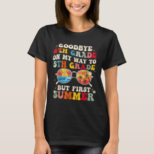 Camiseta Tchau 4º ano, a caminho da 5, mas primeiro