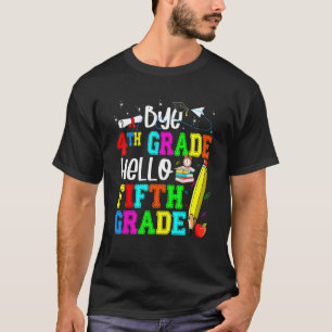 Camiseta Tchau 4º ano Alô 5º ano de volta à escola