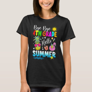 Camiseta Tchau, 4º ano, Alô, Saída de Verão no último dia d