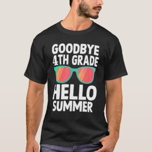 Camiseta Tchau 4º ano Alô Verão do último dia de escola