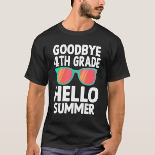 Camiseta Tchau 4º ano Alô Verão do último dia de escola
