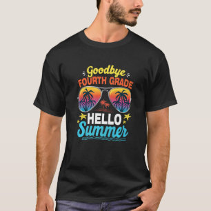 Camiseta Tchau 4º ano Alô Verão do último dia de escola