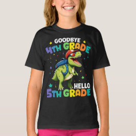 Camiseta Tchau 4º ano T Rex Monster Dinossauro