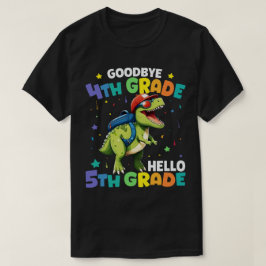 Camiseta Tchau 4º ano T Rex Monster Dinossauro