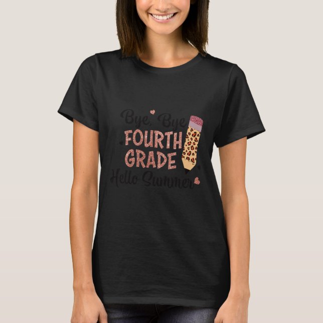 Camiseta Tchau, 4º ano, verão, dia passado (Frente)