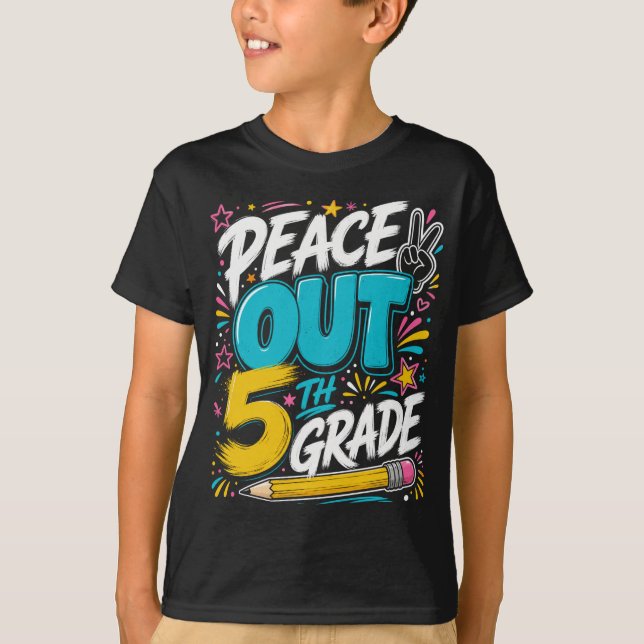Camiseta Tchau 5ª Série, Presente de Formatura (Frente)