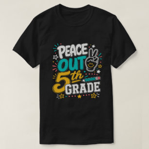 Camiseta Tchau 5ª Série Retro Groovy Turma de 2026