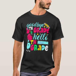 Camiseta Tchau 5º ano Alô 6 Grama 1 rua Dia