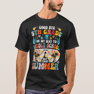 Camiseta Tchau 5 No Último Dia De Graduação Escolar Para