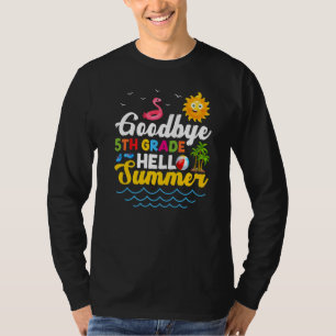 Camiseta Tchau, 5, Professora, Crianças Alunos, Alô, Sumo