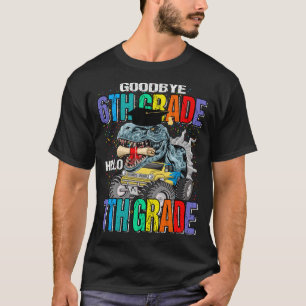 Camiseta Tchau 6 da Grau Alô 7 da Grau Monster Truck Di