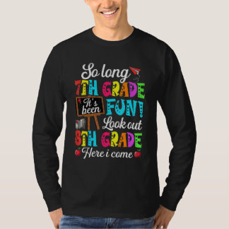 Camiseta Tchau 7ª Série Olhe para a Oitava Série Aqui Vou E