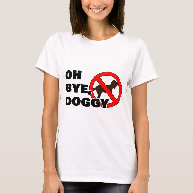 Camiseta Tchau, cão (Frente)