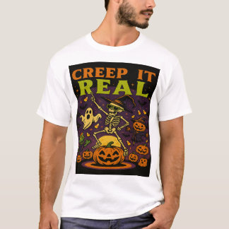 Camiseta Tchau De Halloween Real - Solte Seu Spooky