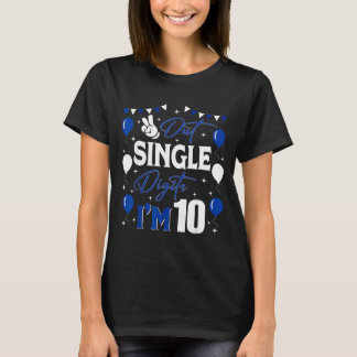 Camiseta Tchau Dígitos Simples Sou Criança de 10 Anos 10º A
