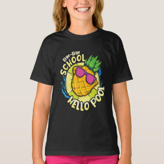 Camiseta Tchau Escola Alô Piscina Verão