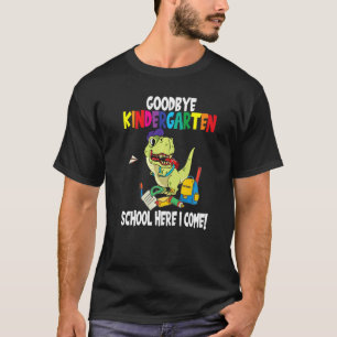 Camiseta Tchau Escola de Maternal Estou Chegando Escola Din