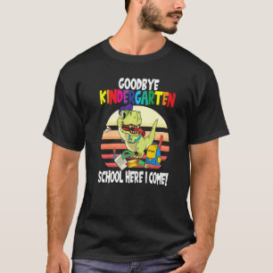 Camiseta Tchau Escola de Maternal Estou Chegando Escola Din