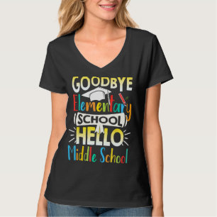 Camiseta Tchau Escola Elementar Alô Escola do Meio Último