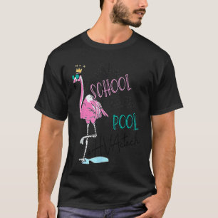 Camiseta Tchau Escola Olá Piscina Flamingo Técnico de HVAC