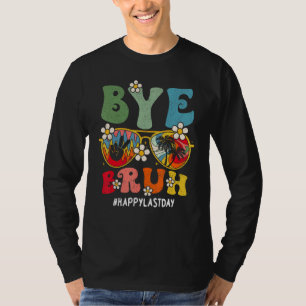 Camiseta Tchau Irmão Professor Feliz Último Dia De Aula Olá