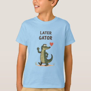 Camiseta Tchau Jacaré Piadista Jacaré Divertido