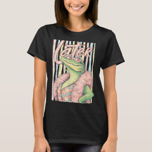 Camiseta Tchau Jacaré Relaxe Crocodilo Piada Engraçada Sarc