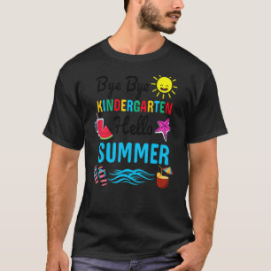 Camiseta Tchau Jardim de Infância Alô Aluno de Professora d