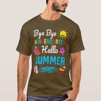 Camiseta Tchau Jardim de Infância Alô Aluno de Professora d