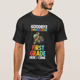 Camiseta tchau Jardim de Infância olá primeira série aqui j