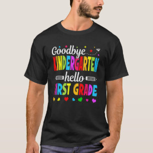 Camiseta Tchau Jardim de Infância Olá Primeira Série Profes