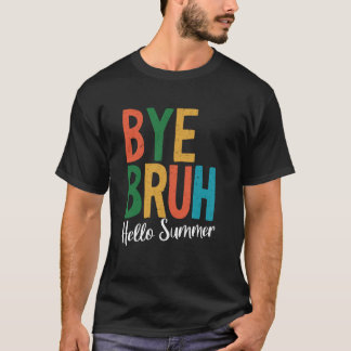 Camiseta Tchau Maninho Olá Férias de Verão Divertido Último