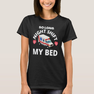 Camiseta Tchau Noturno Meu Médico Emergência Prática