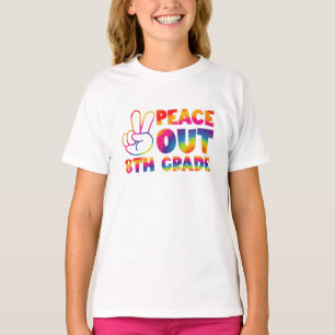 Camiseta Tchau, Oitava Série Tie Dye Último Dia 8ª Série 