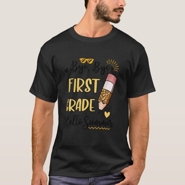 Camiseta Tchau Primeiro Grau Olá Estudante Engraçado de Ver (Frente)