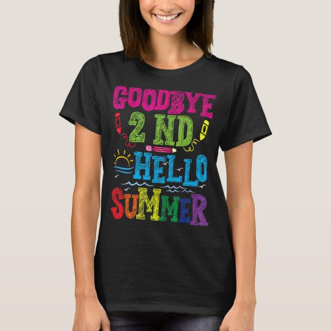 Camiseta Tchau segundo Professora da Grau de Verão Break Gr (Frente)