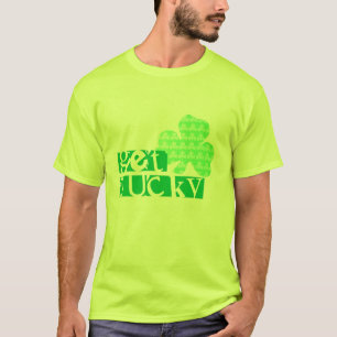Camiseta Tchau Sortudo L Clover Shamrocks St Patty Men