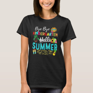 Camiseta Tchau Tchau Jardim de Infância Verão Professor Alu