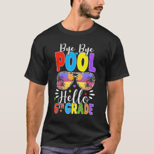 Camiseta Tchau Tchau Piscina Olá 6º Ano Volta às Aulas Leop