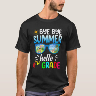 Camiseta Tchau Tchau Verão Olá Professores da 4ª Série Quar