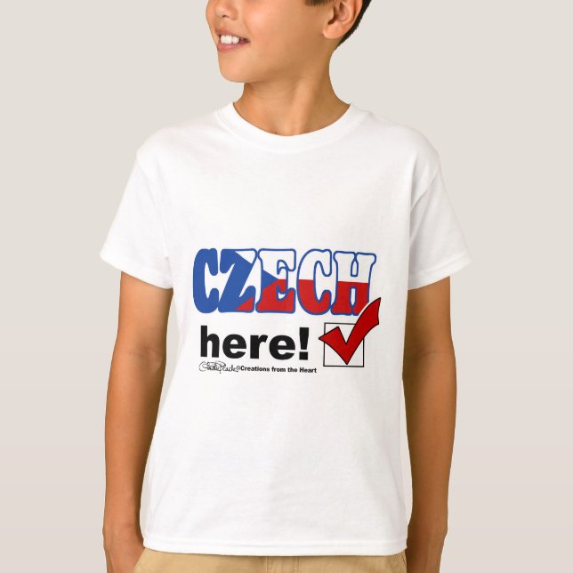 Camiseta Tcheco aqui (luz) (Frente)