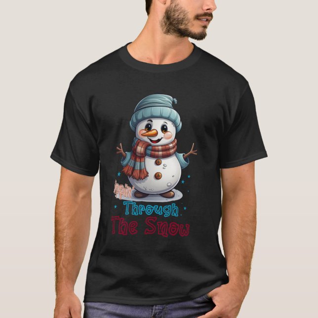 Camiseta Tchic Snowman: Eleve o seu estilo com uma pinta di (Frente)