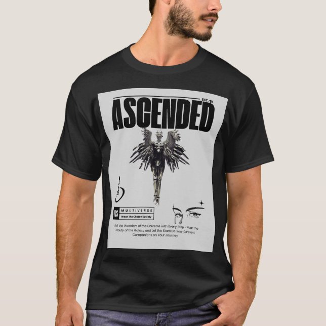 Camiseta TCS Preto Personalizado Mens T-shirt (Frente)