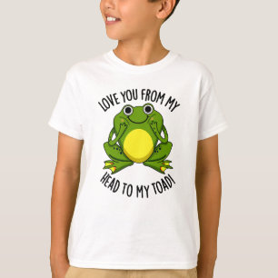 Camiseta Te Amo Da Minha Cabeça Ao Meu Brincadeiro Animal