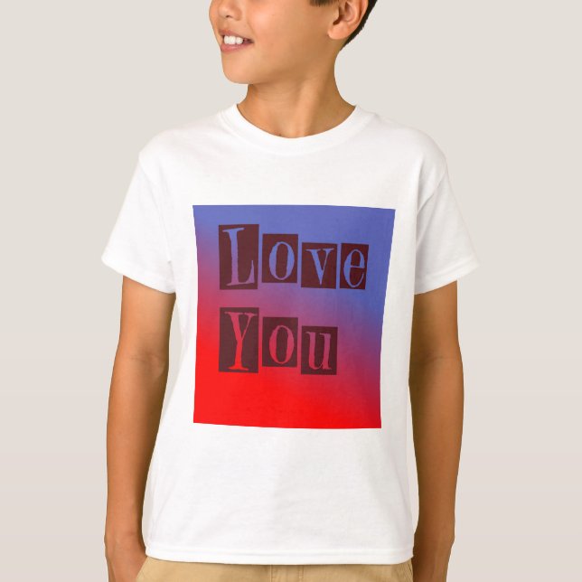 Camiseta Te Amo Escuro (Frente)