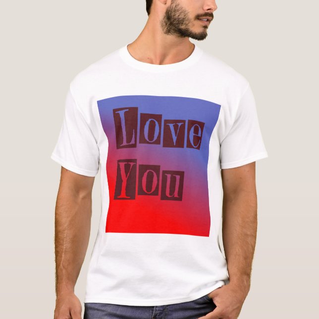 Camiseta Te Amo Escuro (Frente)