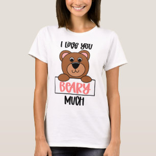 Camiseta te amo muito