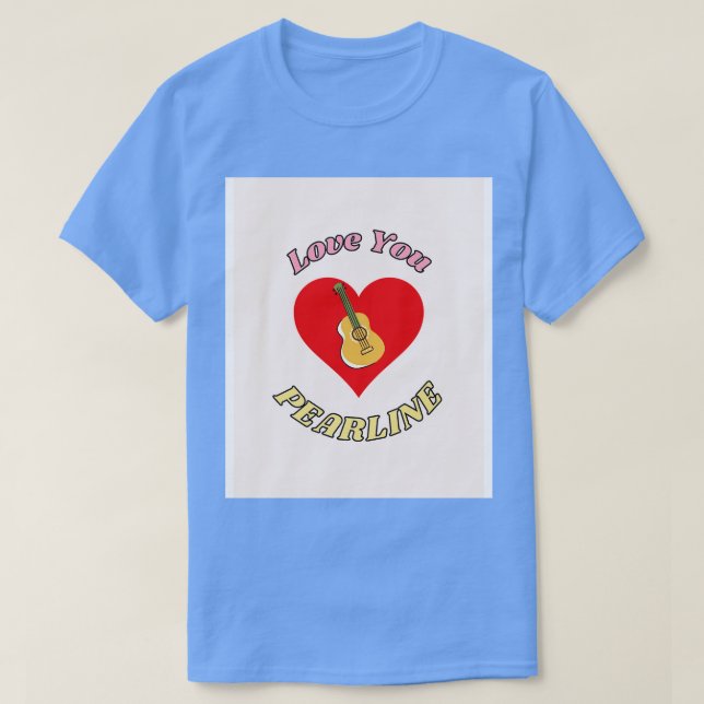 Camiseta Te Amo Pearline (Frente do Design)