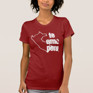 Camiseta Te Amo Peru